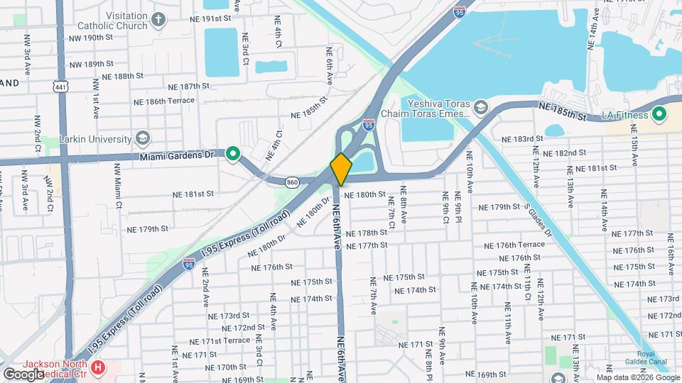 601 NE 180th St Map and Location Details