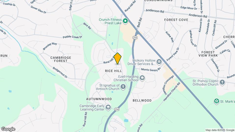 1500 Rice Hill Ct Map and Location Details