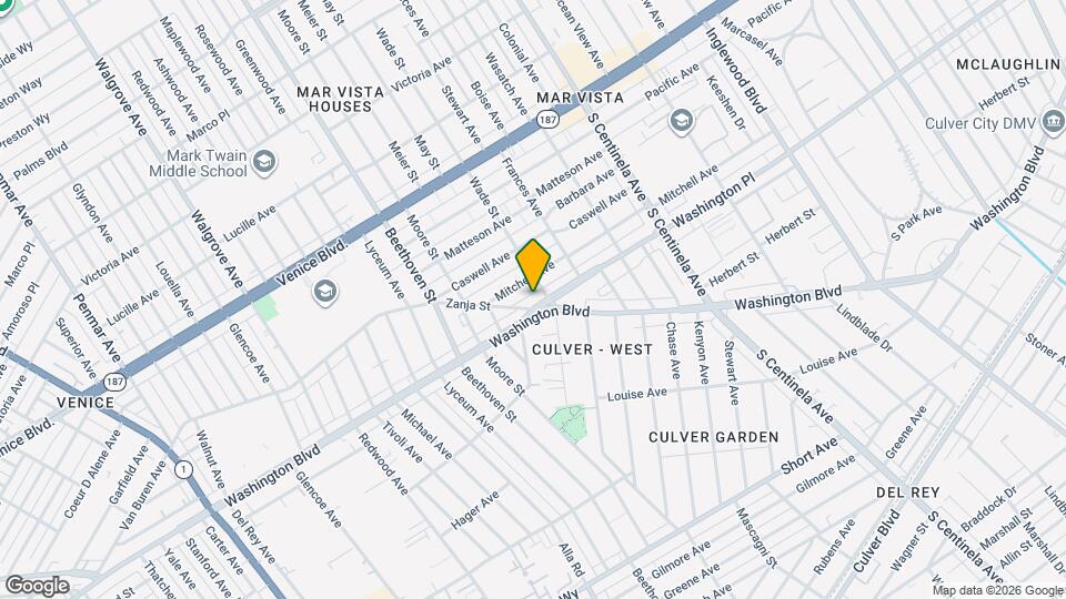 12717 Washington Pl Map and Location Details