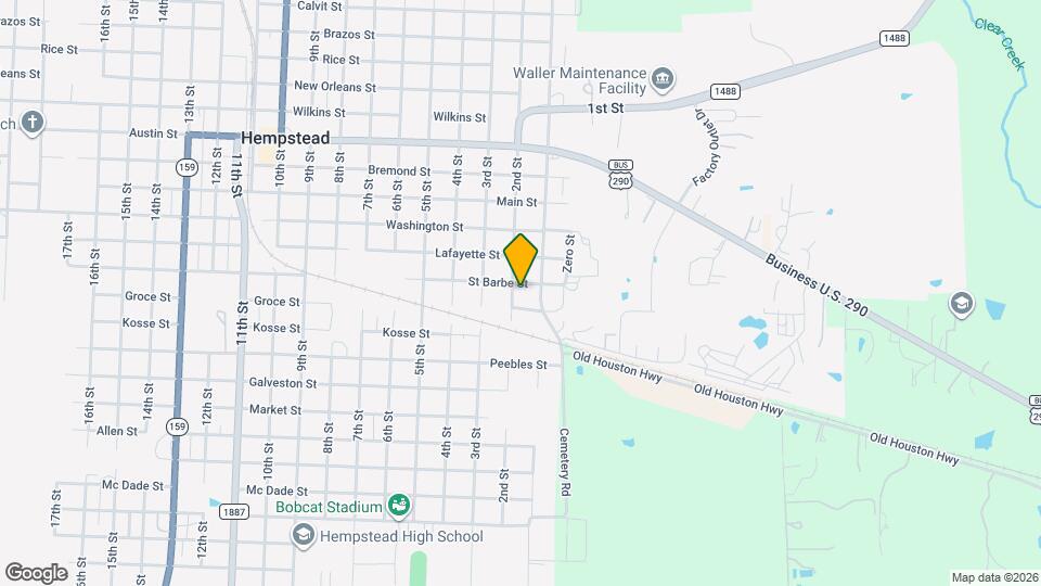 1314 2nd St Map and Location Details