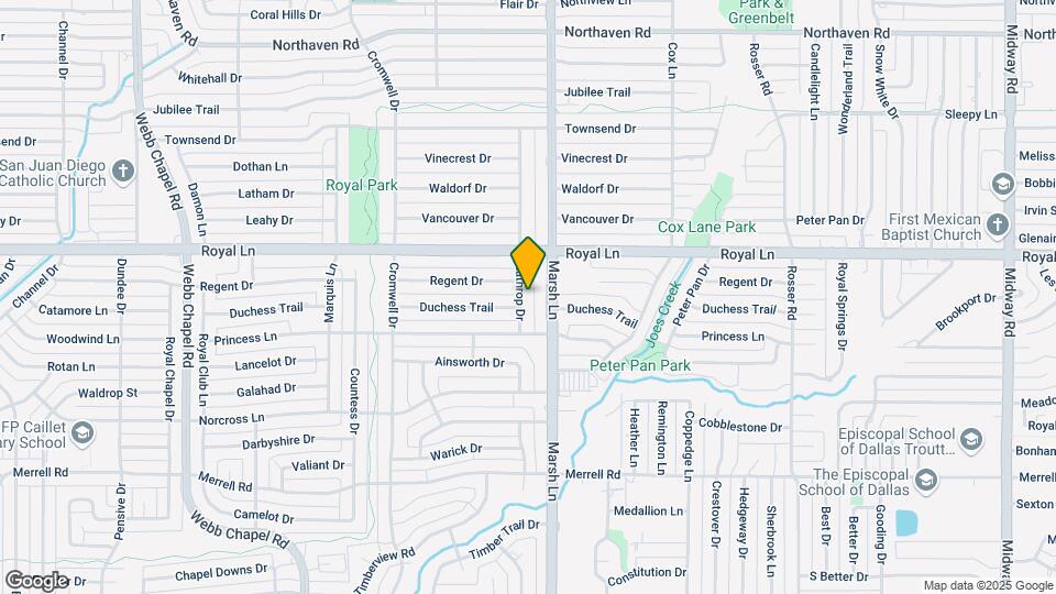 10710 Lathrop Dr Map and Location Details
