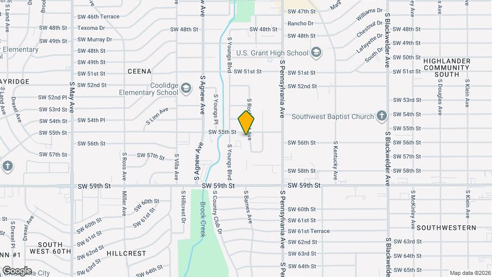 5609 S Rockwood Ave Map and Location Details