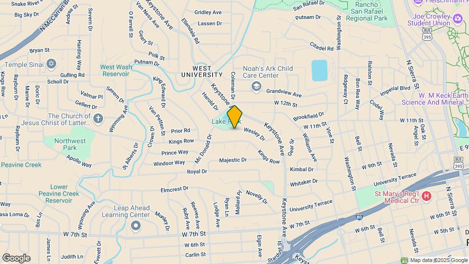 1401 Wesley Dr Map and Location Details
