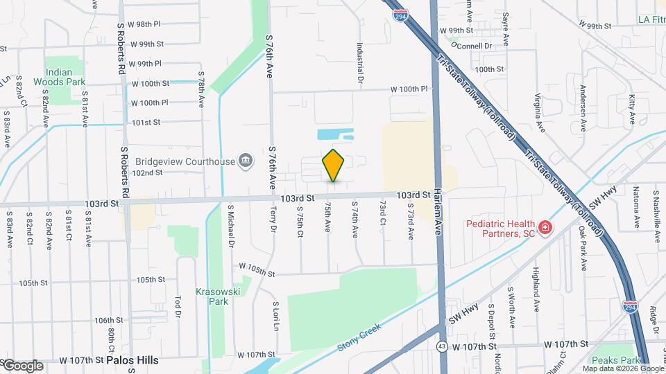 10233 Concord Ln Map and Location Details