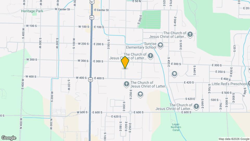 351 S 200 E Map and Location Details