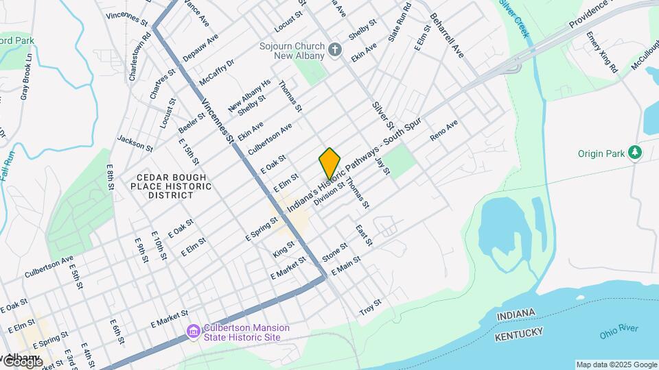 1824 E Spring St Map and Location Details