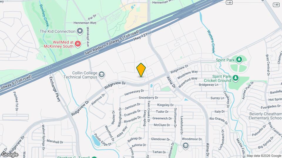 1506 Lake District Dr Map and Location Details