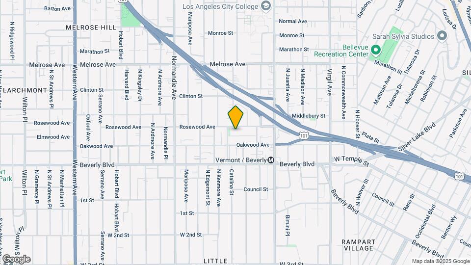 4152 Rosewood Ave Mapa y Detalles de la Ubicación