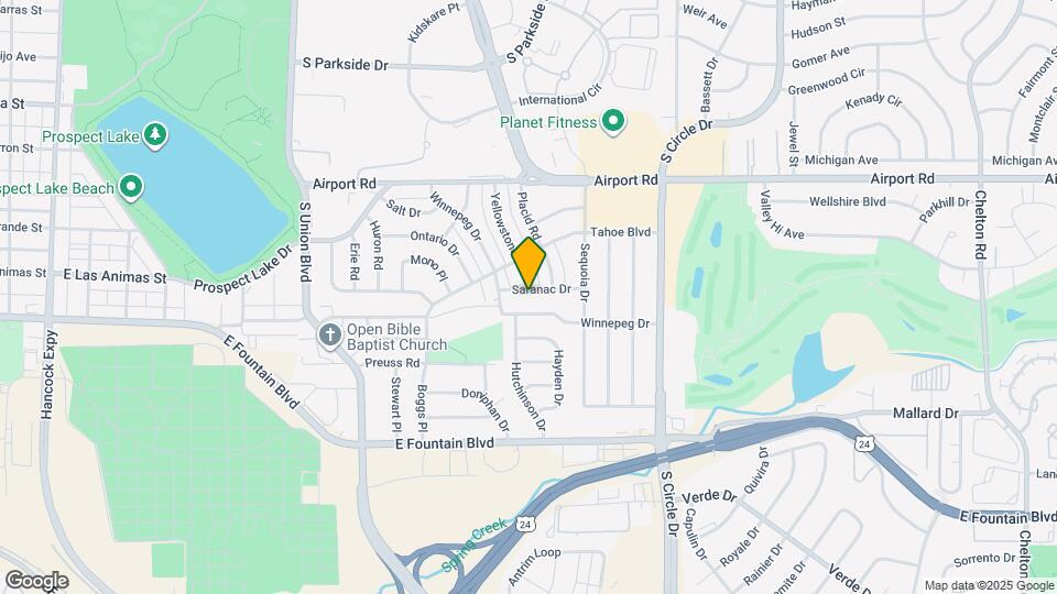 2127 Saranac Dr Map and Location Details