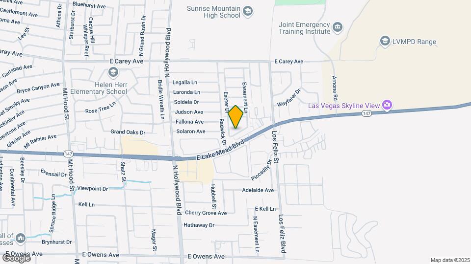 Sierra Sunrise Mapa y Detalles de la Ubicación