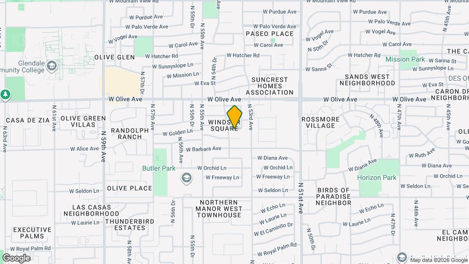 5325 W Golden Ln Map and Location Details