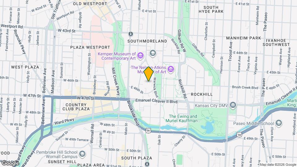 4550 Warwick Blvd, Unit 909 Mapa y Detalles de la Ubicación