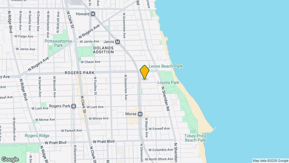 1358 W Estes Ave, Unit 2N Map and Location Details