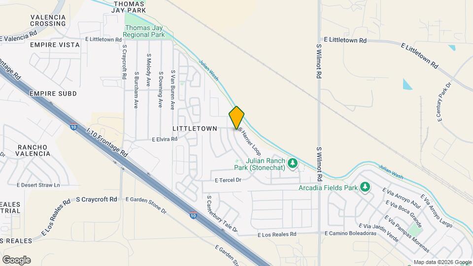 6883 S Goshawk Dr Map and Location Details