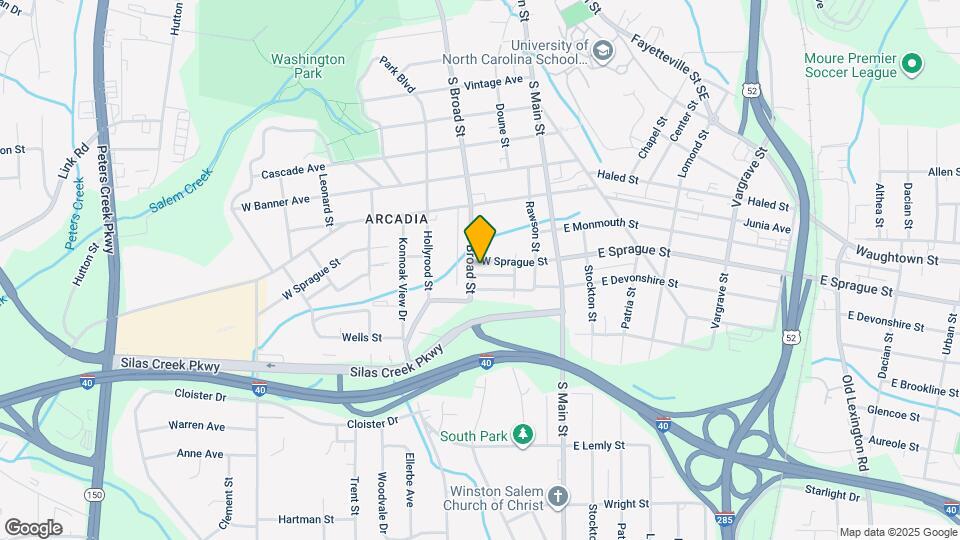136 W Sprague St Map and Location Details