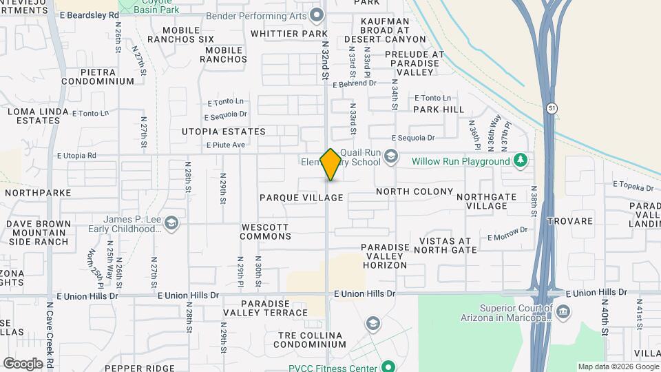 3201 E Kerry Ln Map and Location Details