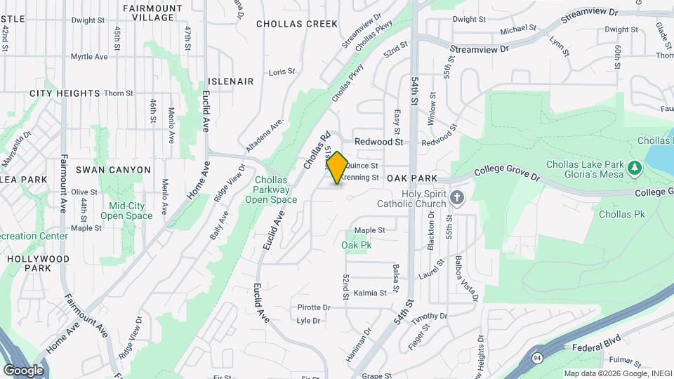 5173 Palm St Map and Location Details