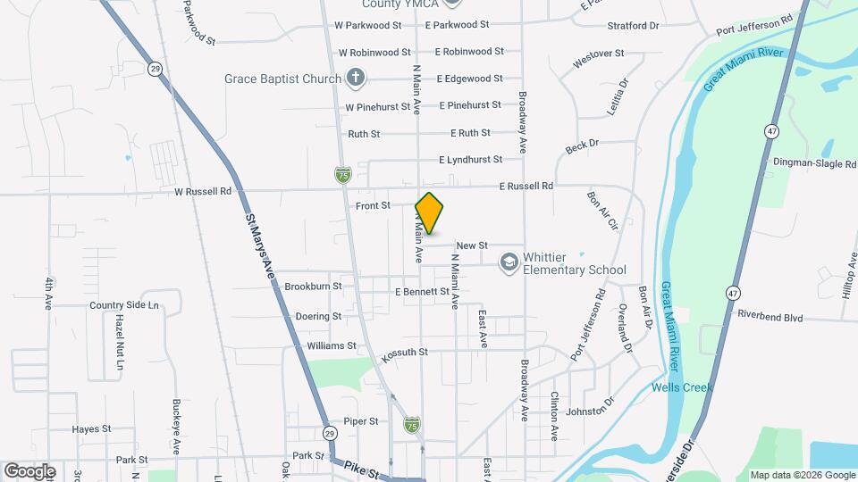 1402 N Main Ave Mapa y Detalles de la Ubicación