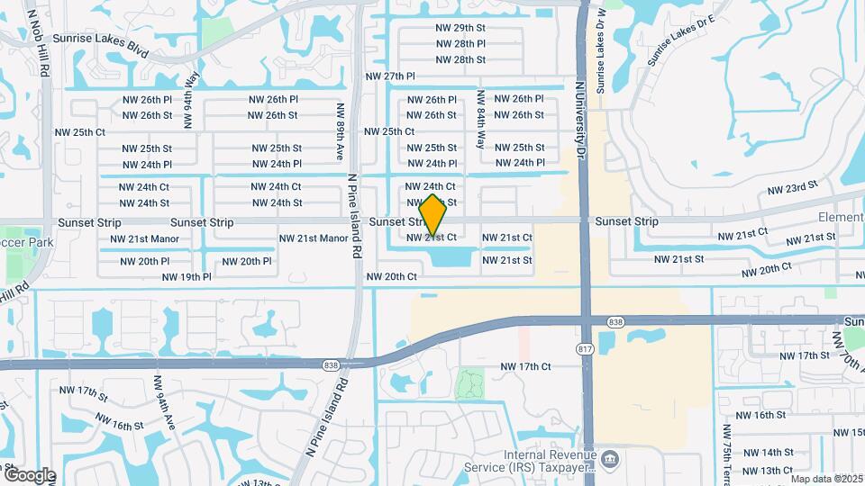 8620 NW 21st Ct Map and Location Details