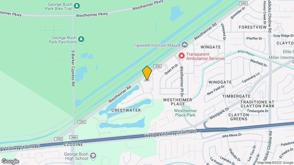 510 Crestwater Ct Map and Location Details