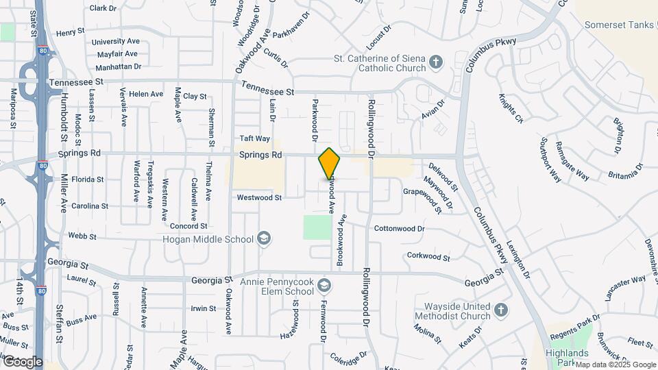 1009 Heartwood Ave Map and Location Details