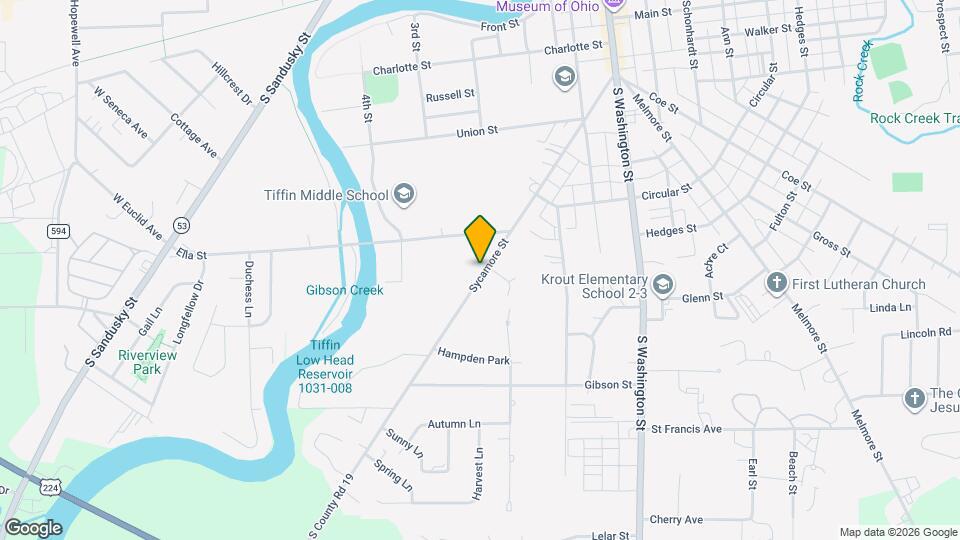 284 Sycamore St Mapa y Detalles de la Ubicación