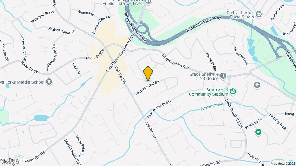 2935 Sawgrass Trail SW Map and Location Details