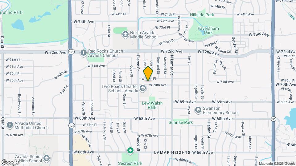 6739 W 70th Ave Map and Location Details