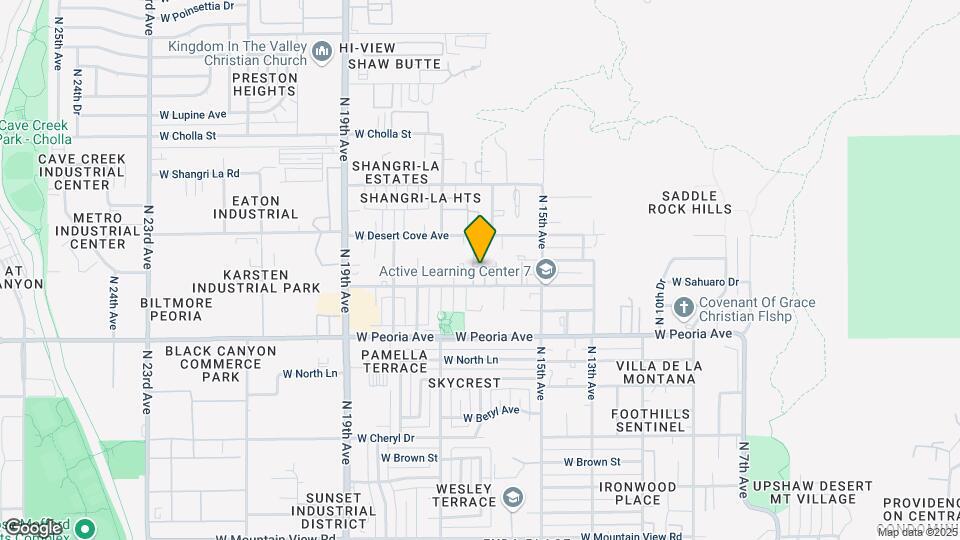 1553 W Mercer Ln Map and Location Details