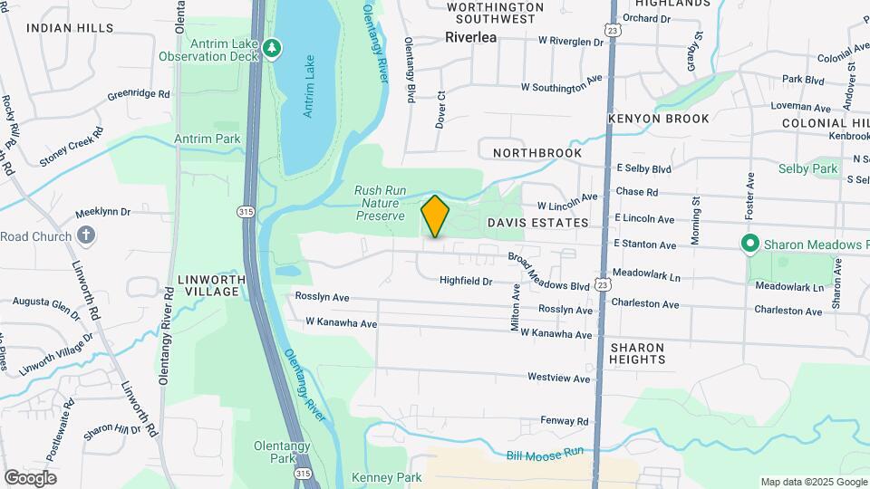 292 Broad Meadows Blvd Map and Location Details