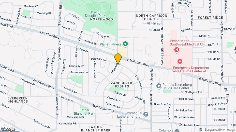 319 N Garrison Rd Map and Location Details