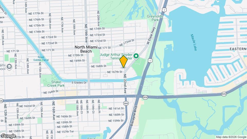 16700 NE 22nd Ave Map and Location Details