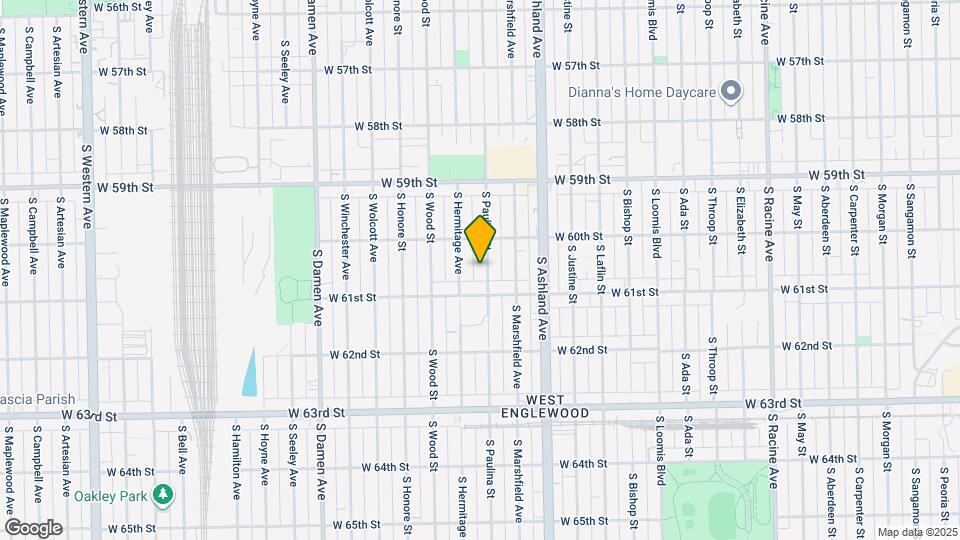 6032 S Paulina St, Unit 2 Mapa y Detalles de la Ubicación