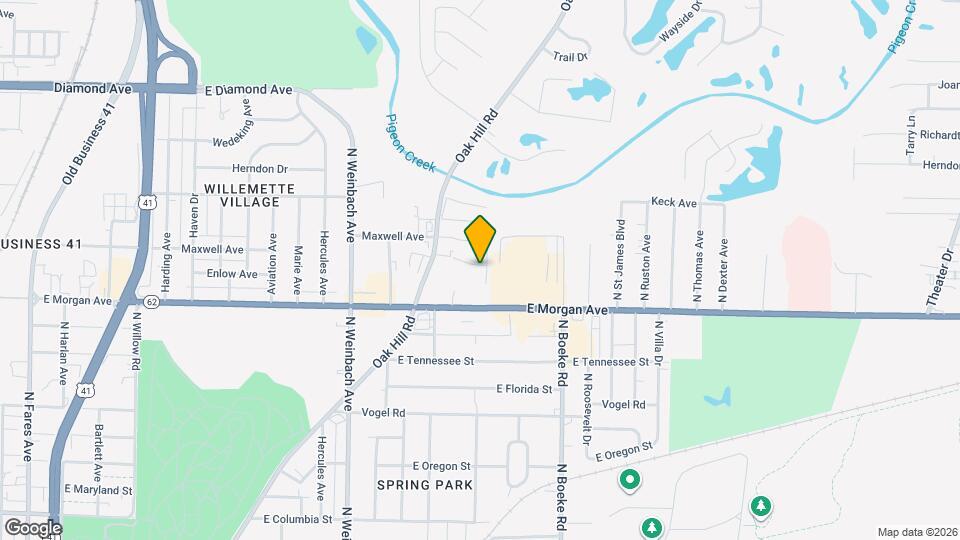 1712 N Alvord Blvd Map and Location Details