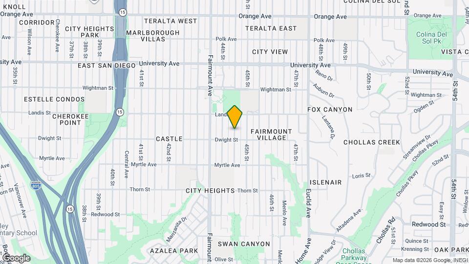 3630 Highland Ave Mapa y Detalles de la Ubicación