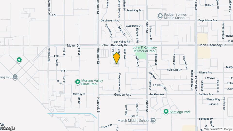 24204 Clover Ave Map and Location Details