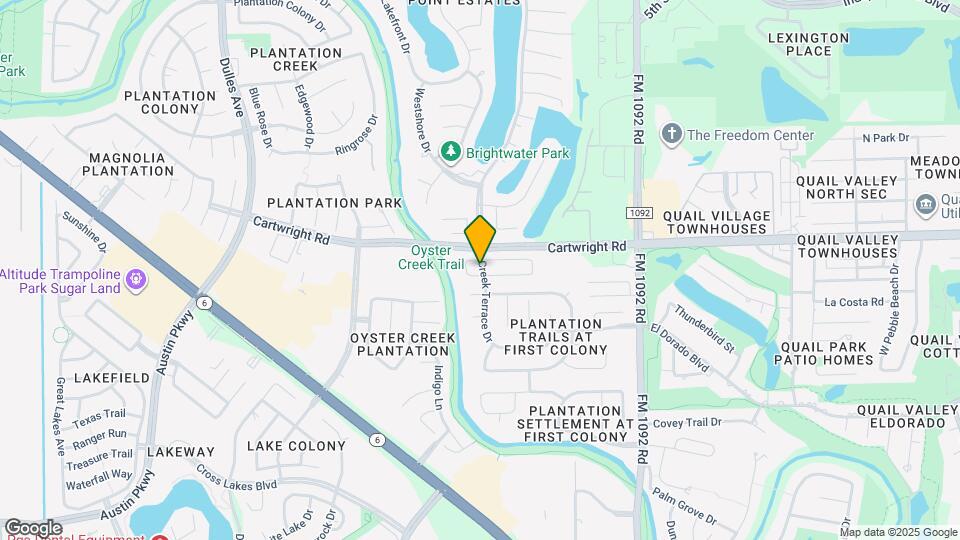 4202 Creek Hollow Ln Map and Location Details