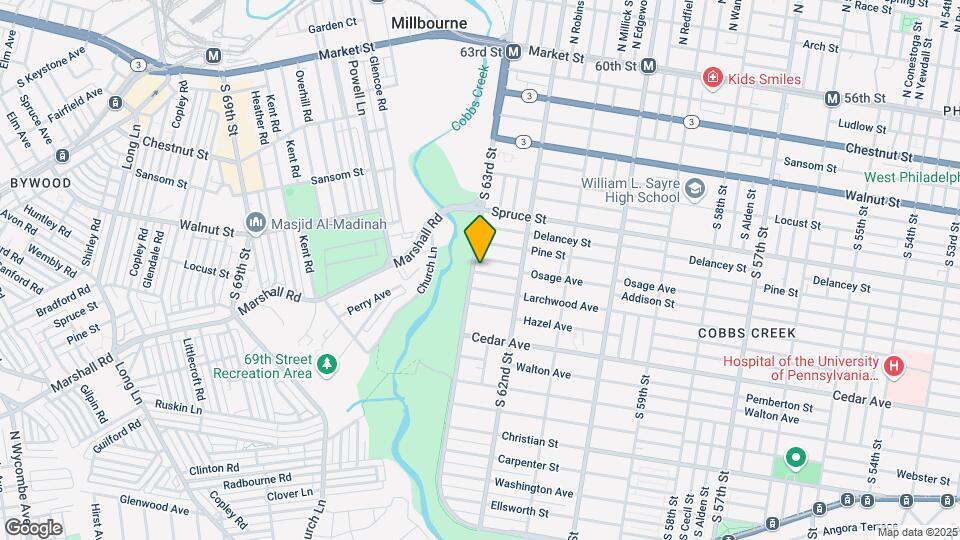 433 Cobbs Creek Pkwy Map and Location Details