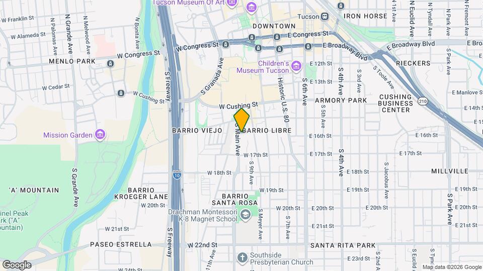 517 S Main Ave Map and Location Details