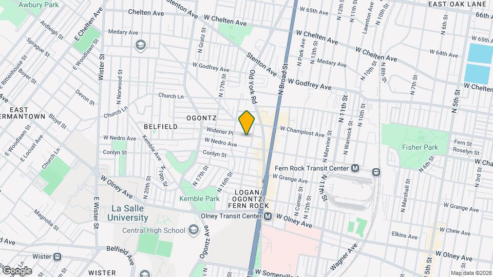 1508 Widener Pl, Unit 2 Map and Location Details