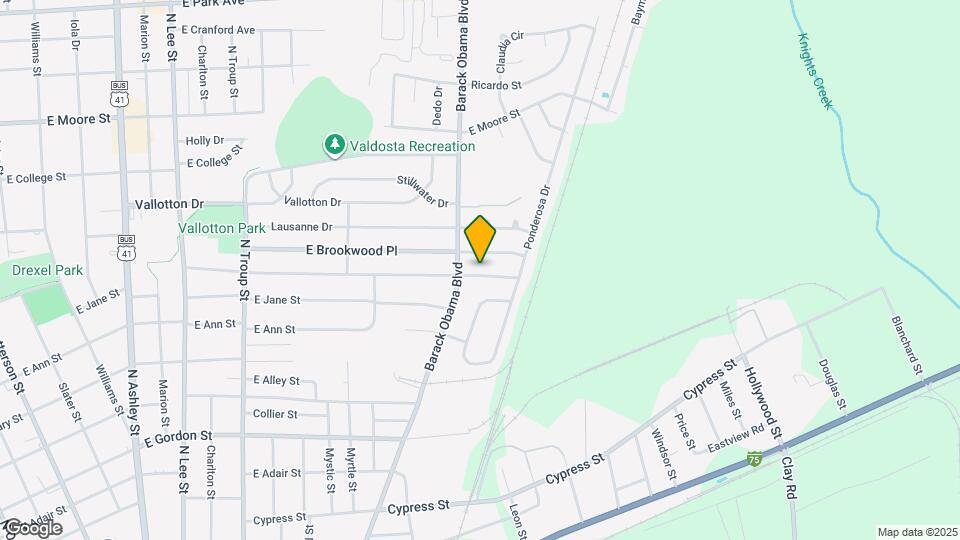 906 E Brookwood Dr Map and Location Details