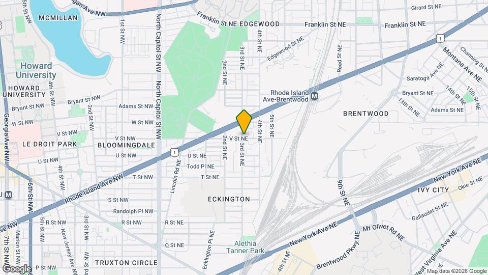 310 V St NE Map and Location Details
