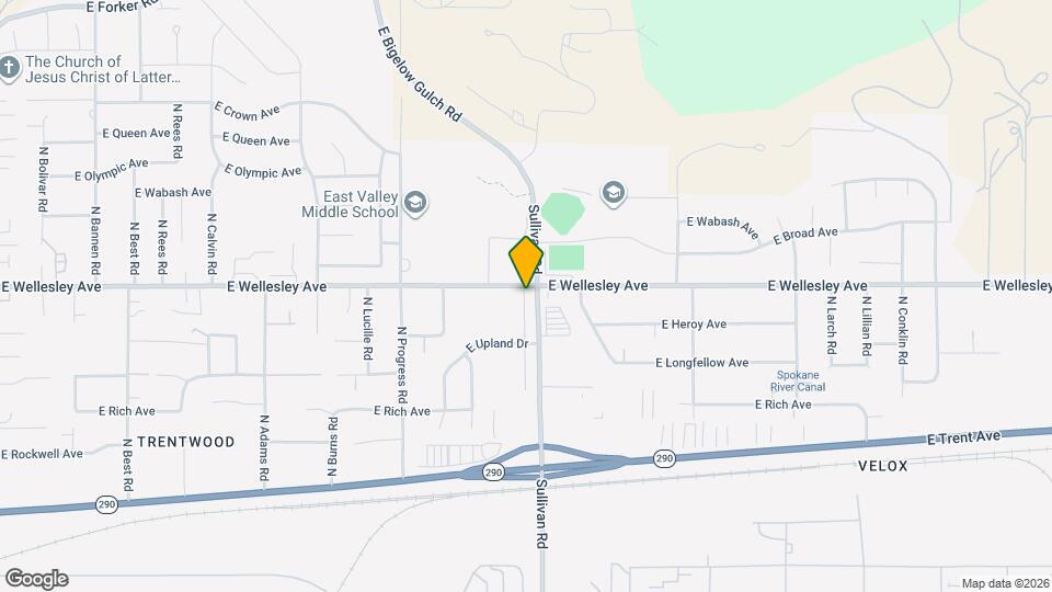 4733 N Sullivan Rd Map and Location Details