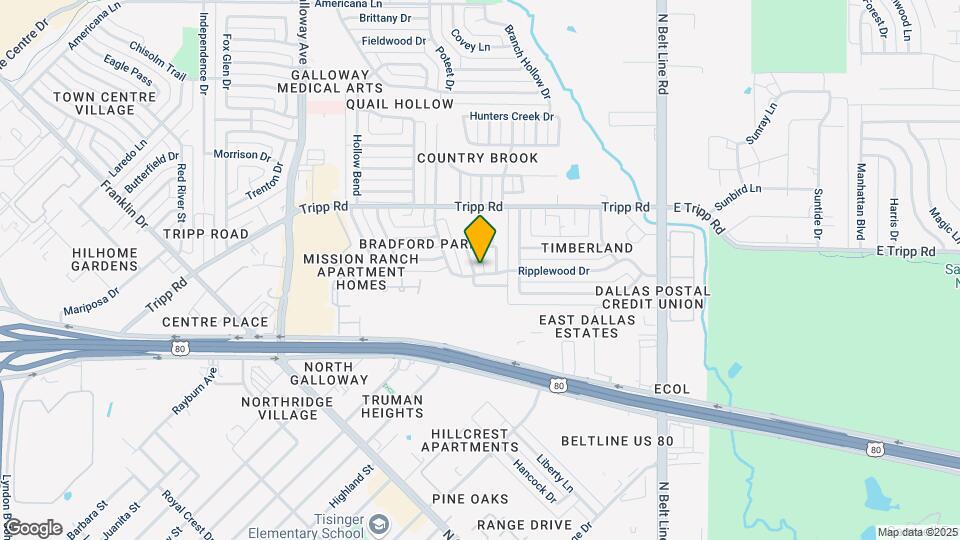 2300 Granbury Dr Map and Location Details