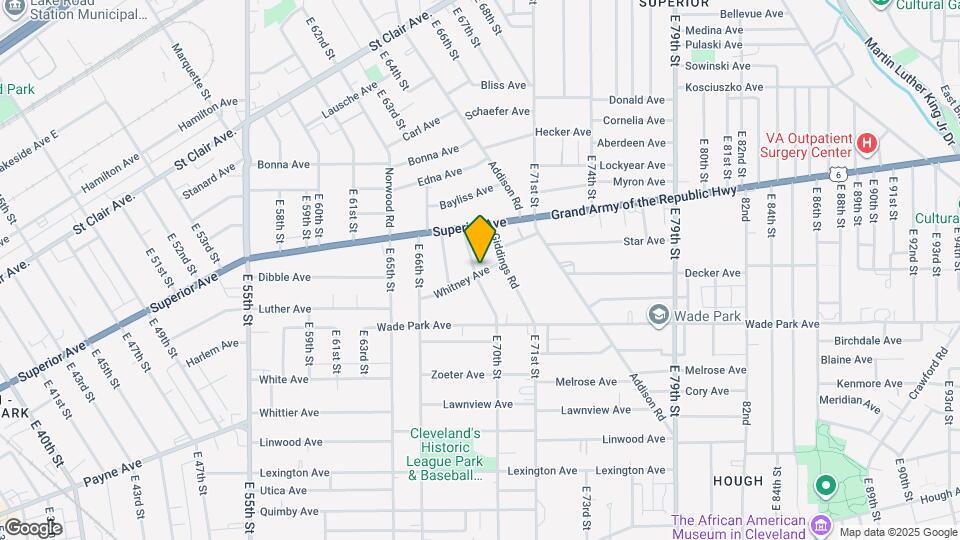 1349 Russell Rd Mapa y Detalles de la Ubicación