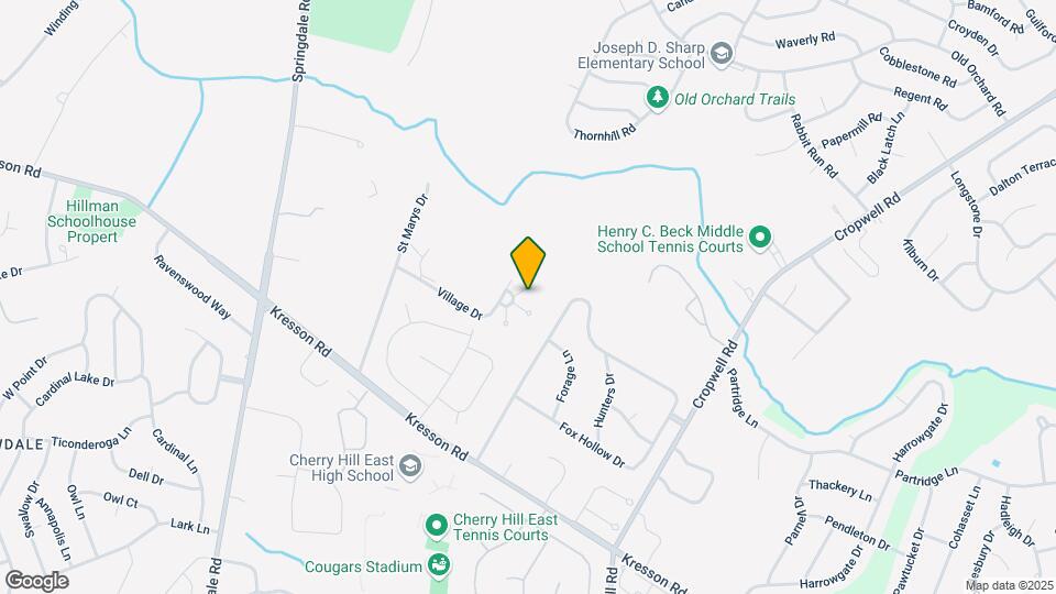 Village Apartments of Cherry Hill Map and Location Details