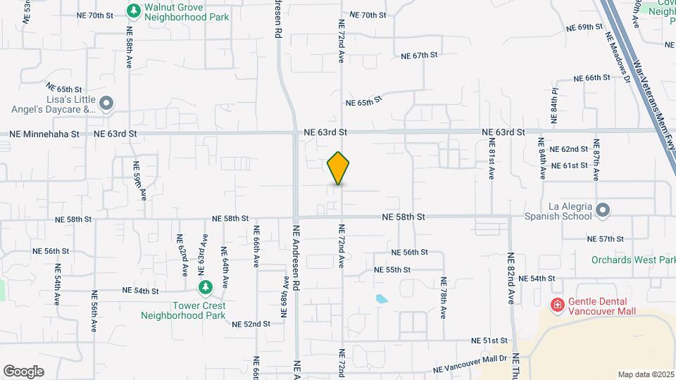 5919 NE 71st Ct Map and Location Details