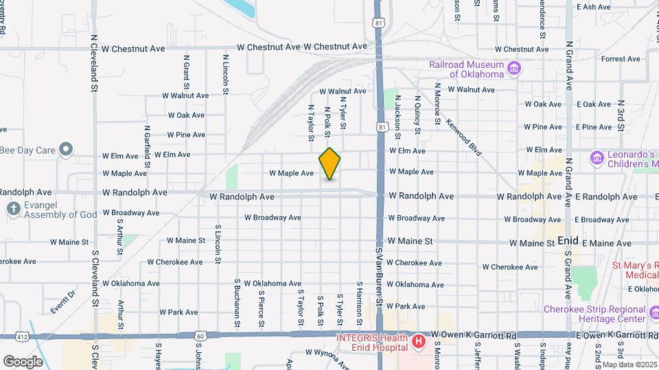 1216 W James Ave Map and Location Details