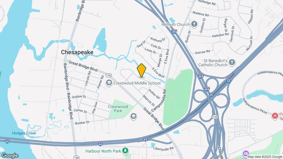 629 River Creek Rd Map and Location Details