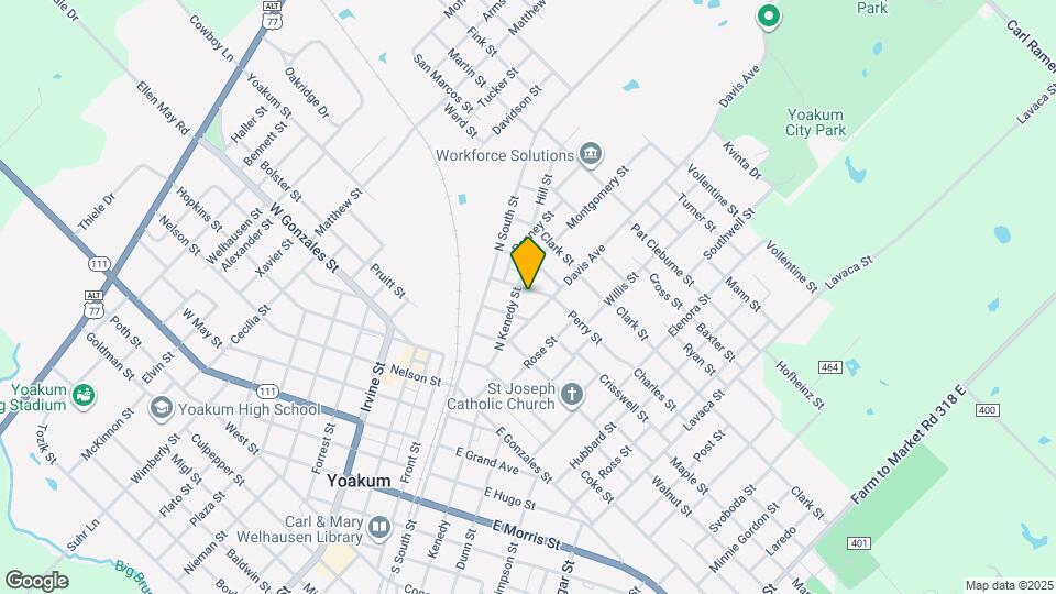 206 Dallas St Map and Location Details